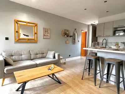 Cuisine ou kitchenette dans l'établissement CASA CALVI