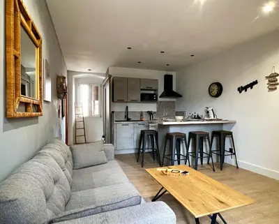 Cuisine ou kitchenette dans l'établissement CASA CALVI