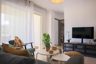 Télévision ou salle de divertissement dans l'établissement Appartement La Balagne , Bord de mer, Grande Terrasse, Sant'Ambroggio