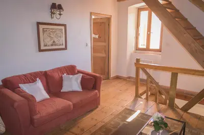 Coin salon dans l'établissement a Casa