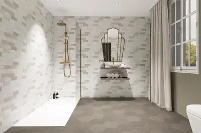 Salle de bains dans l'établissement Grand Hôtel de la Scala