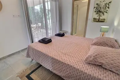Un ou plusieurs lits dans un hébergement de l'établissement Maison U CASTAGNU