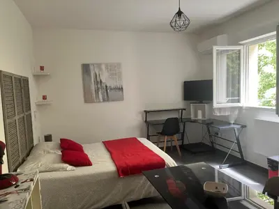Télévision ou salle de divertissement dans l'établissement Studio CORTE