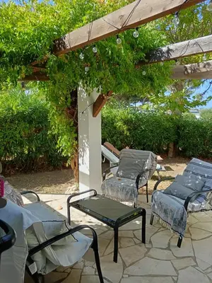 Jardin de l'établissement Chez Béa