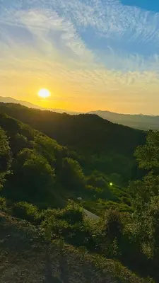 Paysage naturel près de la villa
