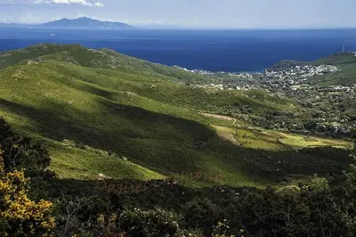 Paysage naturel près de la maison de vacances