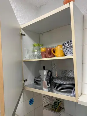 Cuisine ou kitchenette dans l'établissement Cassetta 92 Marie-Pierre