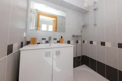 Salle de bains dans l'établissement Appartement Azzurra