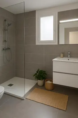 Salle de bains dans l'établissement Résidence Arborea C3 Corte