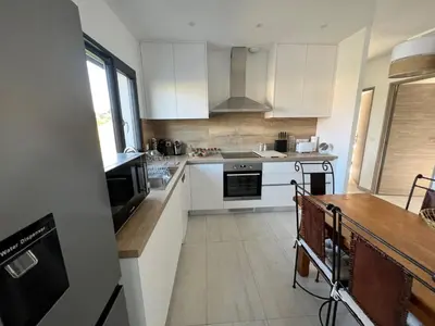 Cuisine ou kitchenette dans l'établissement Casa Lamaghjone - Villa T4 avec piscine chauffée à 3,5km de la mer