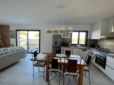 Cuisine ou kitchenette dans l'établissement Casa Lamaghjone - Villa T4 avec piscine chauffée à 3,5km de la mer