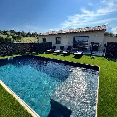 Casa Lamaghjone - Villa T4 avec piscine chauffée à 3