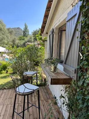 Jardin de l'établissement L’oléado