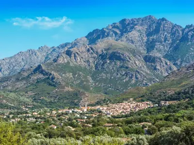 Paysage naturel près de la villa