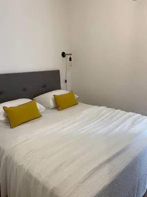 Un ou plusieurs lits dans un hébergement de l'établissement Appartement centre ville Corte (F)