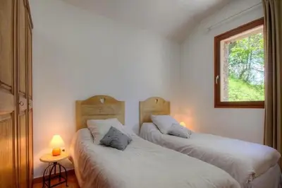 Un ou plusieurs lits dans un hébergement de l'établissement HAUTE CORSE CENTRE CORSE CASTAGNICCIA Gîte de PETRERA 1 CASABIANCA
