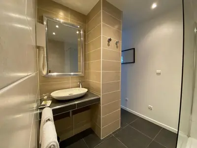 Salle de bains dans l'établissement Villa Limone, maison d'hôtes