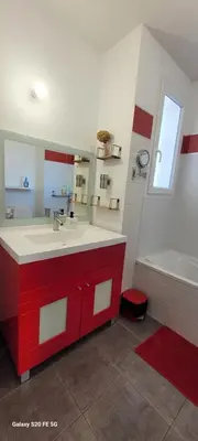 Cuisine ou kitchenette dans l'établissement Villa individuelle 3 chambres - 6 pers