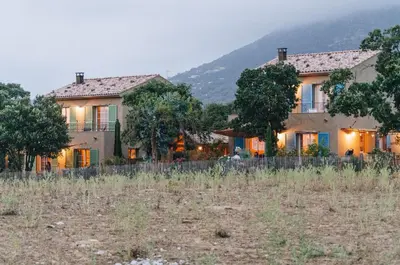 Paysage naturel près de la maison de vacances
