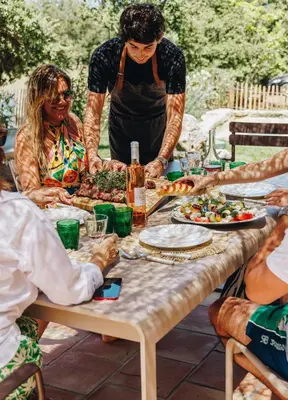 Nourriture dans la maison de vacances ou à proximité
