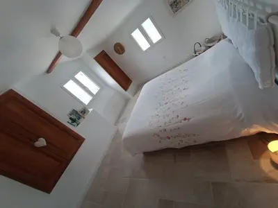 Un ou plusieurs lits dans un hébergement de l'établissement Maison de charme proche Bastia