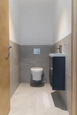 Salle de bains dans l'établissement CHAPEAU LES ARTISTES