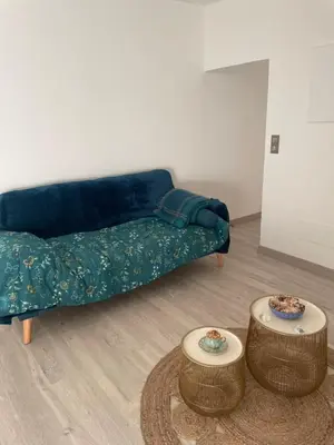 Coin salon dans l'établissement Casa santa
