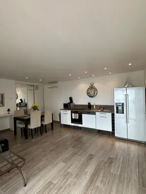 Cuisine ou kitchenette dans l'établissement Appartement Cardo