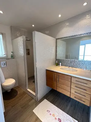 Salle de bains dans l'établissement Appartement Cardo