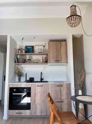 Cuisine ou kitchenette dans l'établissement Casa Mariuccia au coeur du village ALGAJOLA