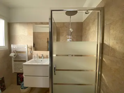 Salle de bains dans l'établissement Villa Vittoria