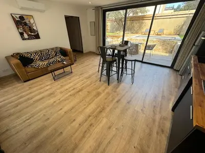Coin salon dans l'établissement Aria Linda