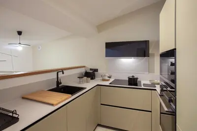 Cuisine ou kitchenette dans l'établissement Casa Miot