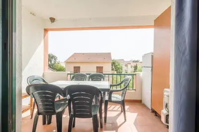 Balcon ou terrasse dans l'établissement La Marine de Bravone