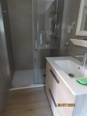 Salle de bains dans l'établissement l'altore di savaghju