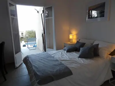 Un ou plusieurs lits dans un hébergement de l'établissement Villa de standing