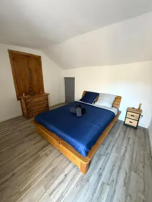 Un ou plusieurs lits dans un hébergement de l'établissement A Torra entre mer et ciel
