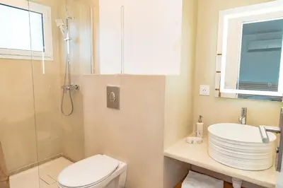 Salle de bains dans l'établissement Residence Villa Branda