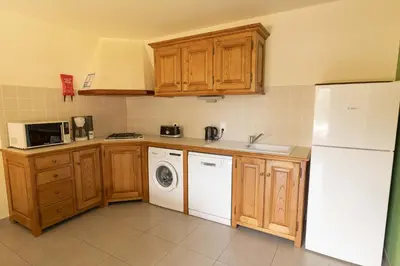 Cuisine ou kitchenette dans l'établissement Residence Mare e Sole