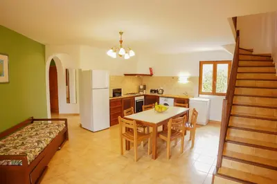 Cuisine ou kitchenette dans l'établissement Residence Mare e Sole