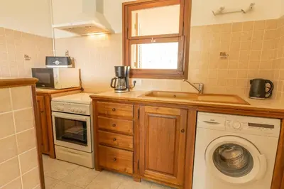 Cuisine ou kitchenette dans l'établissement Residence Mare e Sole