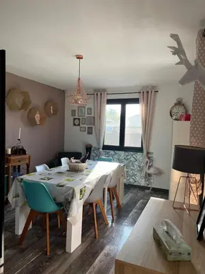 Coin salon dans l'établissement Villa Ponticchio