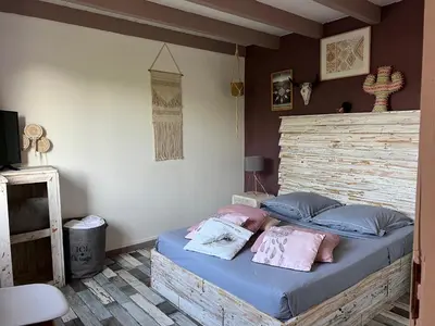 Un ou plusieurs lits dans un hébergement de l'établissement Villa Ponticchio
