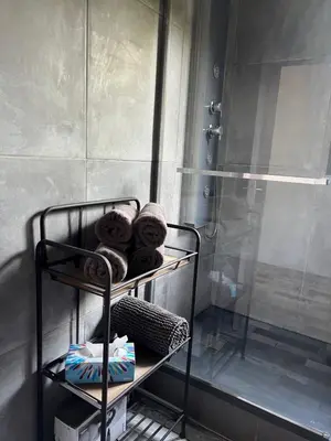 Salle de bains dans l'établissement Villa Ponticchio
