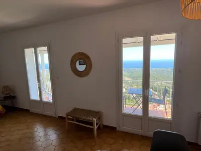 Plan de l'établissement Villa tout confort, vue mer exceptionnelle, à Cervione