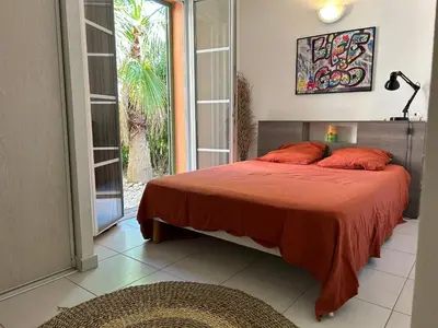 Un ou plusieurs lits dans un hébergement de l'établissement Maison 6 personnes SaintFlorent