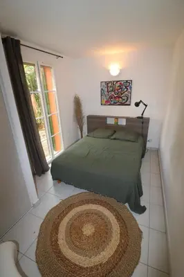 Un ou plusieurs lits dans un hébergement de l'établissement Maison 6 personnes SaintFlorent