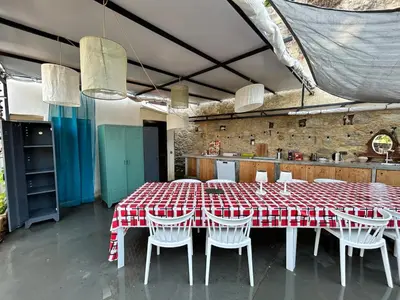 Cuisine ou kitchenette dans l'établissement Corse entre mer et montagne