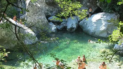 Paysage naturel près de la maison de vacances