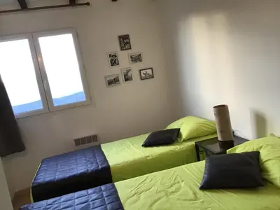Un ou plusieurs lits dans un hébergement de l'établissement Gîtes et Astrotourisme en Corse